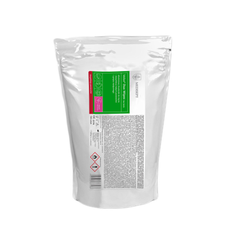 Alkoholowe chusteczki do szybkiej dezynfekcji i mycia Velox Duo Wipes Tea Tonic wkład 100 szt x 12op