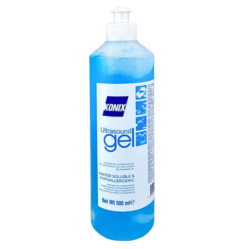 Żel do USG Konix niebieski 500ml 20szt