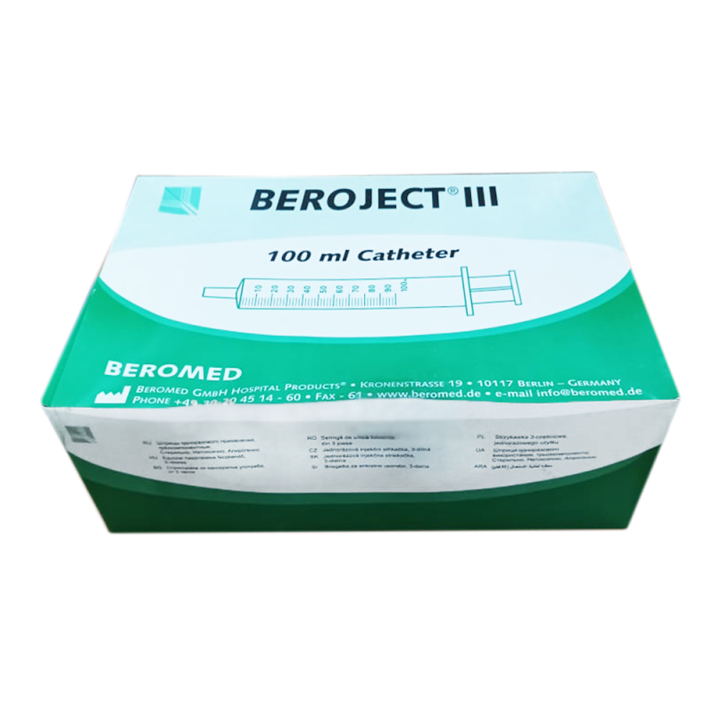 Strzykawka cewnikowa 100ml Beroject III 100szt