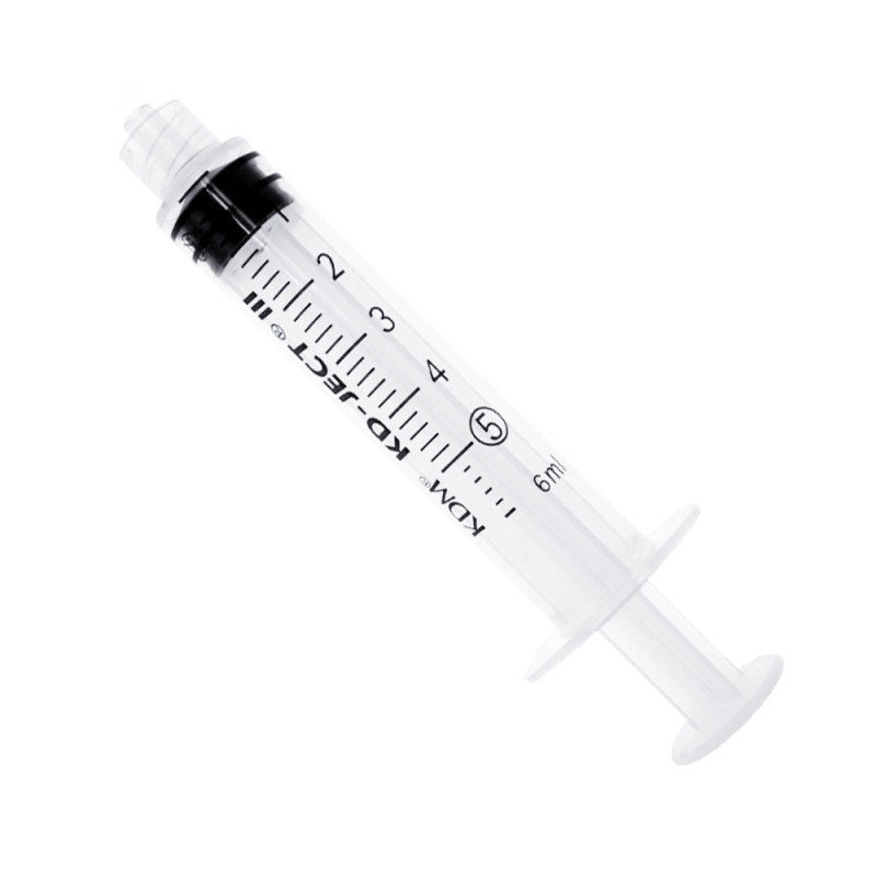 Strzykawka 5ml luer lock trzyczęściowa KD-JECT III 100szt