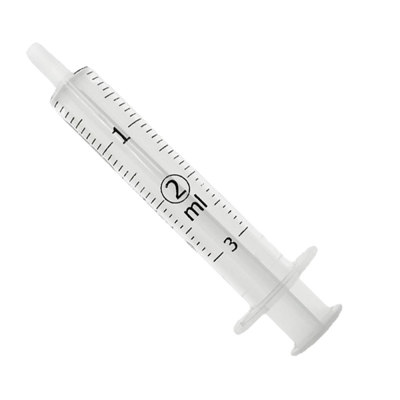 Strzykawka 2ml luer dwuczęściowa LuxInject Margomed 100szt 30op