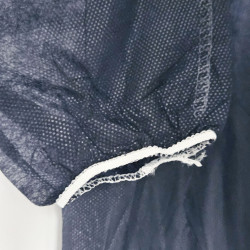 Kombinezon ochronny granatowy XXL włókninowy z kapturem 50szt