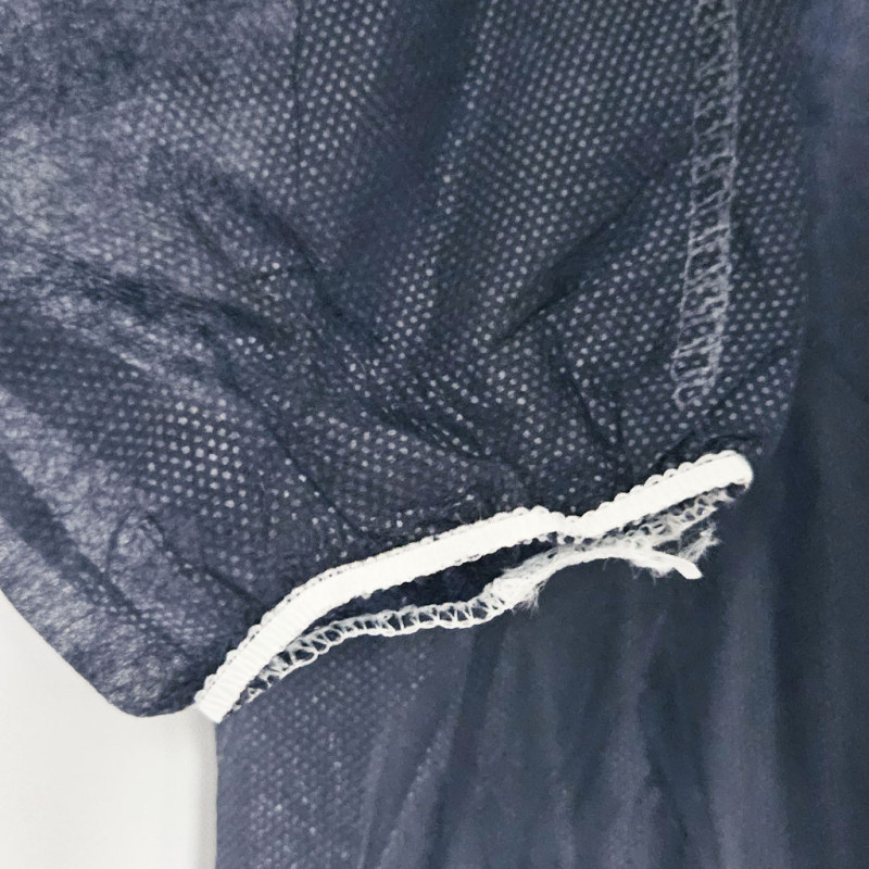 Kombinezon ochronny granatowy XXXL włókninowy z kapturem 50szt