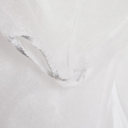 Kombinezon ochronny biały XXL włókninowy z kapturem 1szt