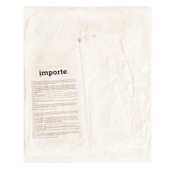 Kombinezon ochronny biały XXL włókninowy z kapturem 1szt