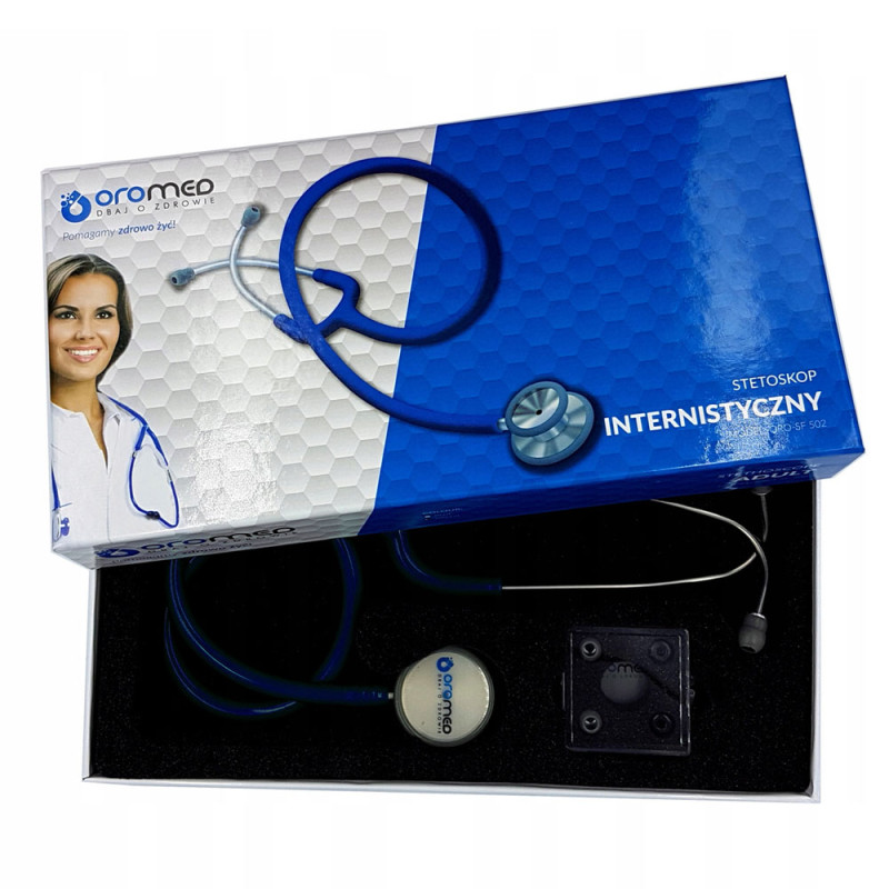 Stetoskop internistyczny ciemnoniebieski SF-502 Oromed 1szt