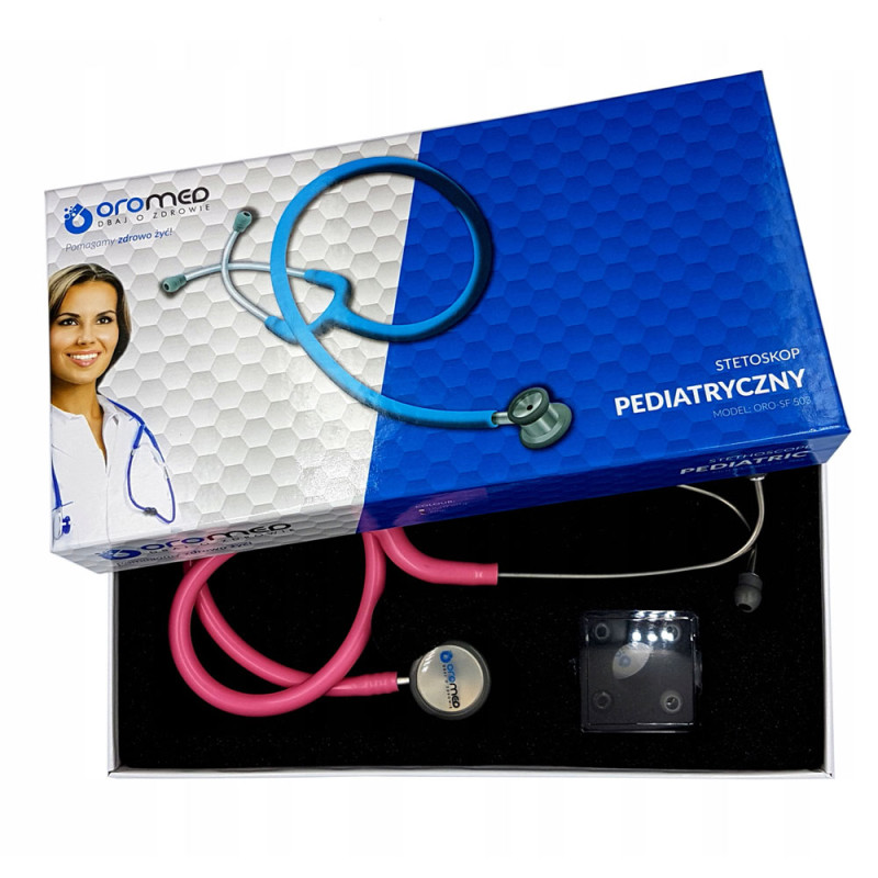 Stetoskop pediatryczny różowy SF-503 Oromed 1szt