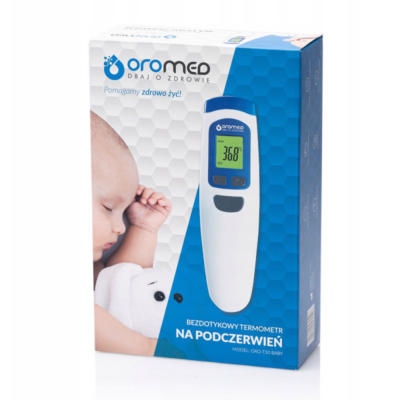 Termometr bezdotykowy na podczerwień termometr elektroniczny Baby Oromed ORO-T30 1szt