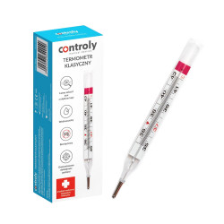 Termometr klasyczny bezrtęciowy szklany 1szt