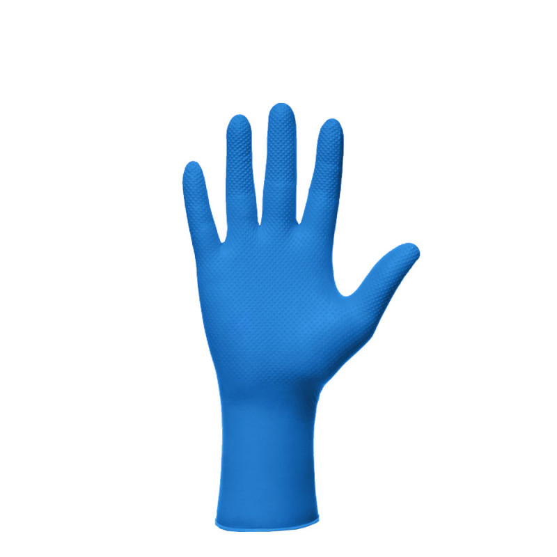 Rękawiczki nitrylowe S niebieskie Mercator Gogrip Long 50szt karton 10op