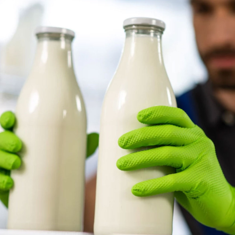 Rękawiczki nitrylowe M zielone Mercator Gogrip green 50szt karton 10op