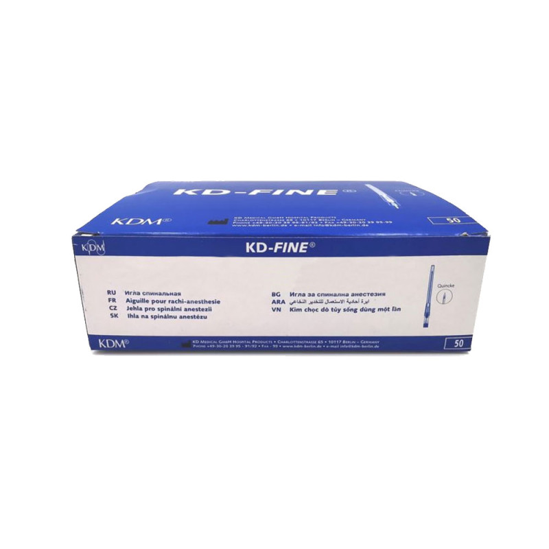 Igły do punkcji lędźwiowej 90mm x 0,7mm 22G KDM KD-Fine Spinal 50szt