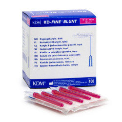 Igły do pobierania lek&oacute;w z filtrem 50mm x 1,2mm 18G KDM KD-Fine Blunt z filtrem 100szt