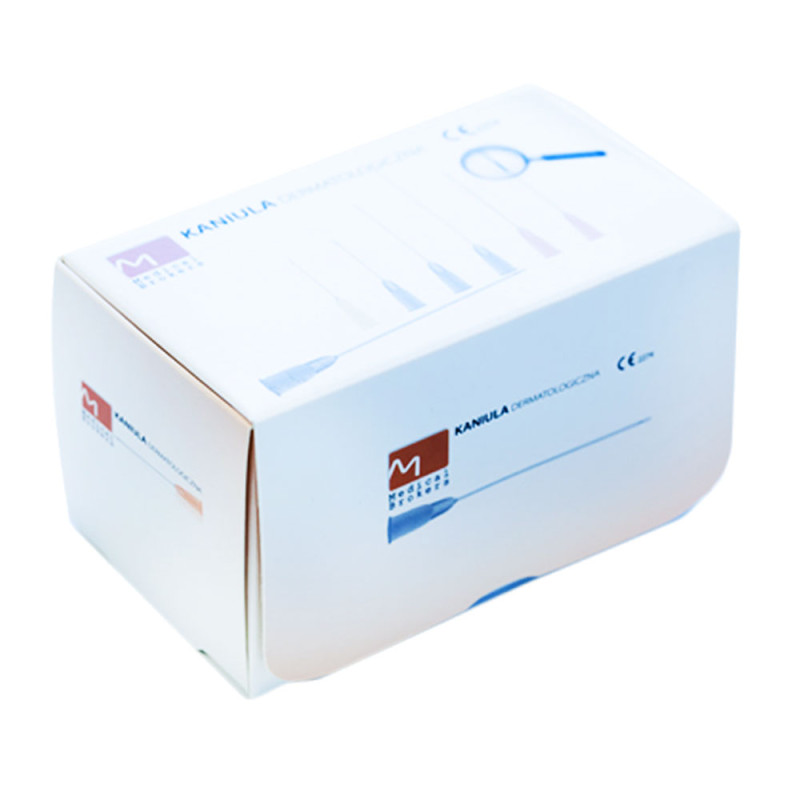 Kaniula dermatologiczna 20G 0,9mm x 70mm MB z igłą ostrą pilotującą 10szt
