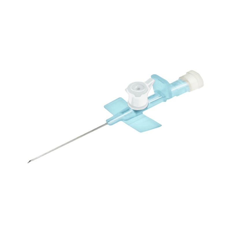 Wenflon bezpieczny biały 17G 1,5mm x 45mm kaniula dożylna z samozamykającym się korkiem KD-Fix Safety 50szt