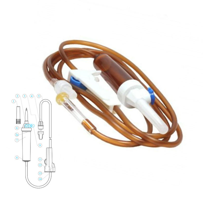 Przyrząd do przetaczania płynów infuzyjnych światłoczułych typ IS 150cm Margomed bez ftalanów 200szt