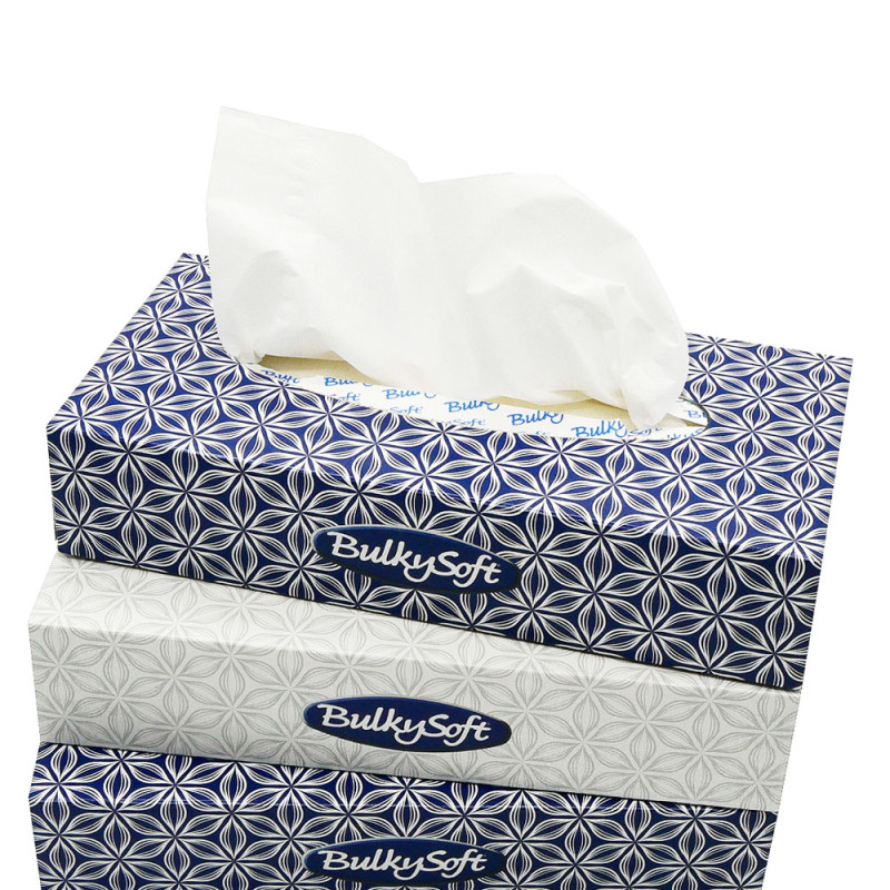 Chusteczki higieniczne w pudełku białe 2 warstwy 100szt