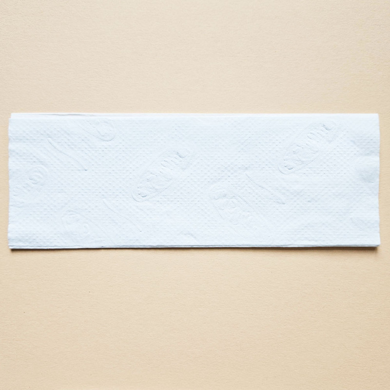 Duży ręcznik papierowy w listkach 21,5x32cm składany typu M-FOLD 1440szt biały 3 warstwy