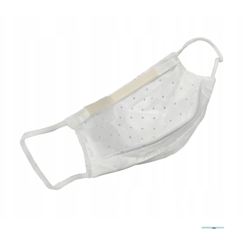 Maska z filtrem ffp2 Bisaf na gumkę kolor biały 20 szt