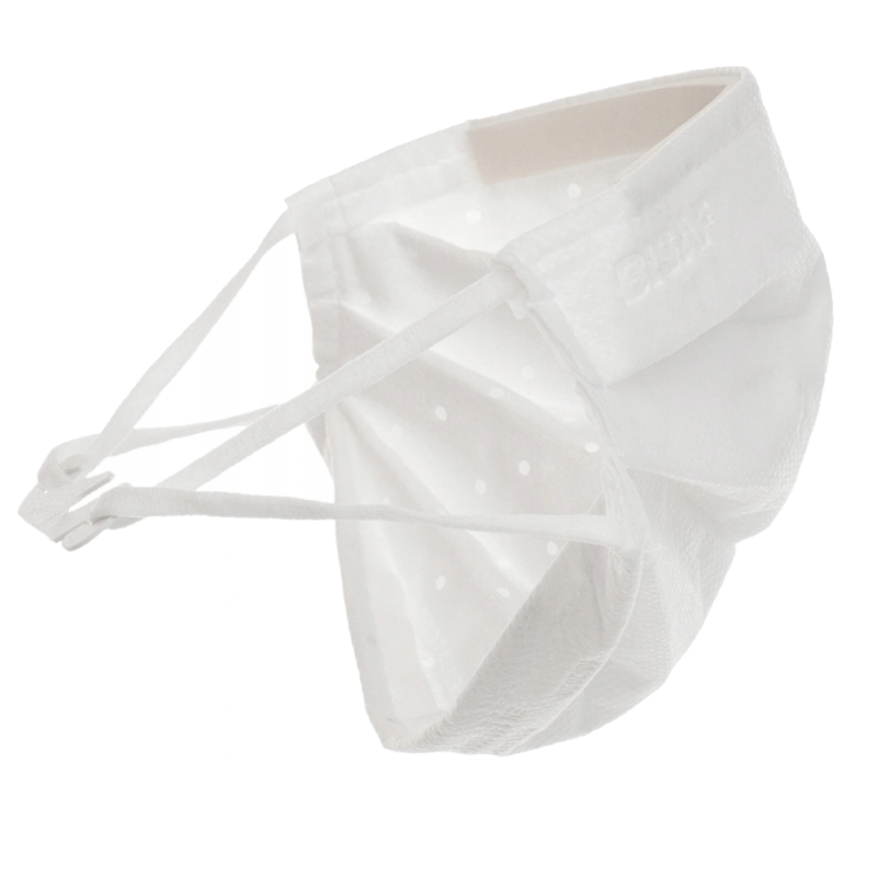 Maska z filtrem ffp3 Bisaf na gumkę kolor biały 240 szt