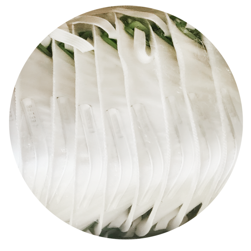 Maska z filtrem ffp3 z zaworkiem Oxyline X 310 SV FFP3 R D kolor biały 10 szt