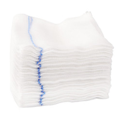 Kompres niejałowy 10x20 z gazy 8 warstw 17 nitek RTG Matocomp 100szt torebka papierowa