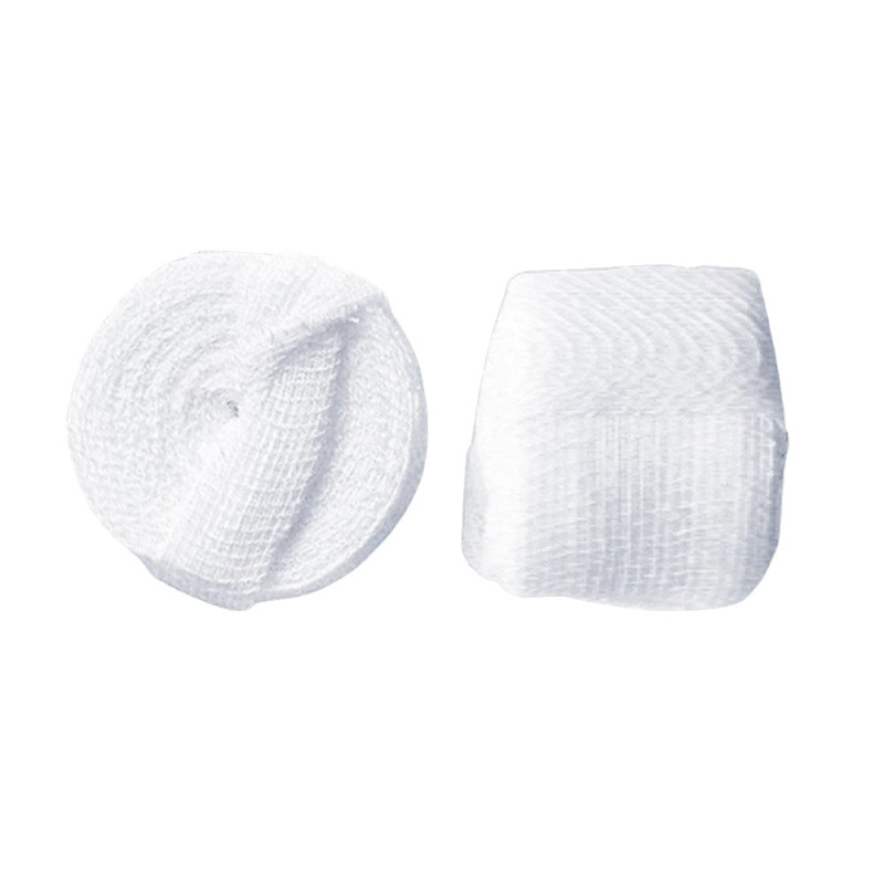 Seton jałowy z gazy 1cm x 2m 17 nitek 4 warstwy 2szt blister + TAG