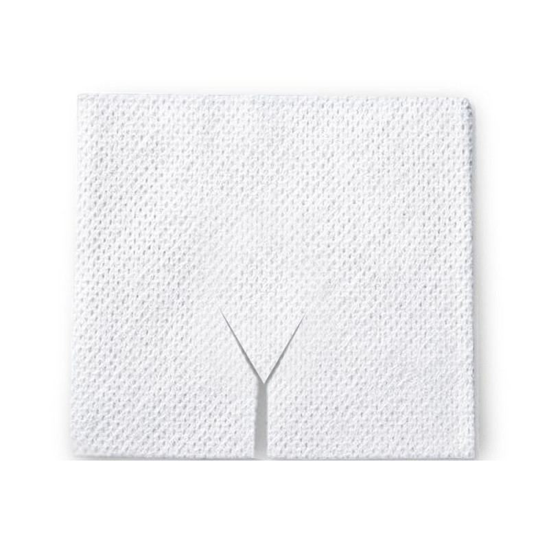 Kompresy tracheotomijne jałowe 7,5x7,5 nacięcie Y z włókniny 40g 4 warstwy Matovlies 3szt blister + TAG