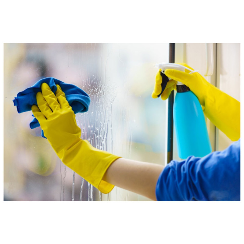 Rękawiczki gumowe S gospodarcze żółte lateksowe Ideall Yellow 1 para