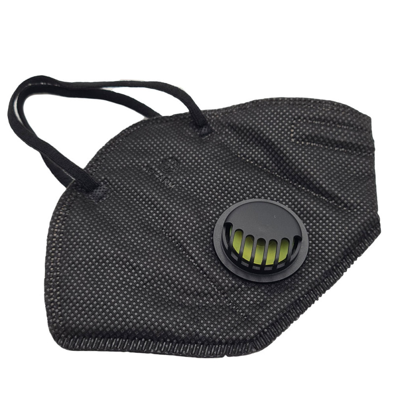 Maska z filtrem ffp3 z zaworkiem Opharm na gumkę kolor czarny 240 szt