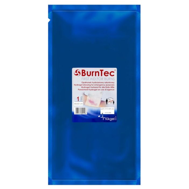 Opatrunek hydrożelowy ratunkowy 40cm x 60cm BurnTec 1szt