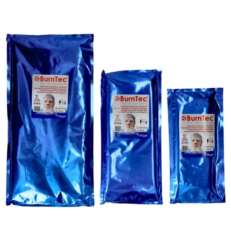Opatrunek hydrożelowy ratunkowy na twarz 40cm x 60cm BurnTec 1szt