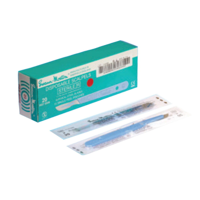 Skalpel chirurgiczny 26 sterylny 10szt stal nierdzewna Swann-Morton