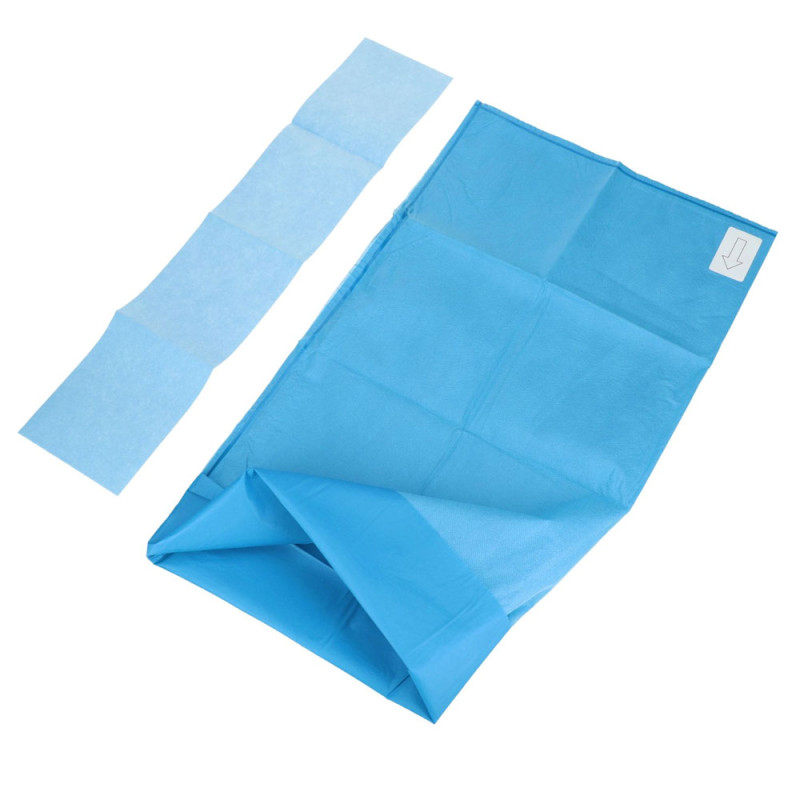 Osłona na kończynę 30cm x 80cm + taśma chirurgiczna 10x50cm 56g laminat jałowa Alphatex 1szt