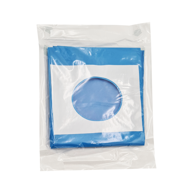 Serweta chirurgiczna 100cm x 120cm z otworem przylepnym 8cm włóknina SMS jałowa Neoset 1szt