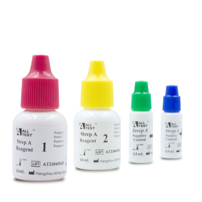 Test strep - kasetkowy test na anginę bakteryjną Strep A (wykrywanie antygenów) 20szt/1op