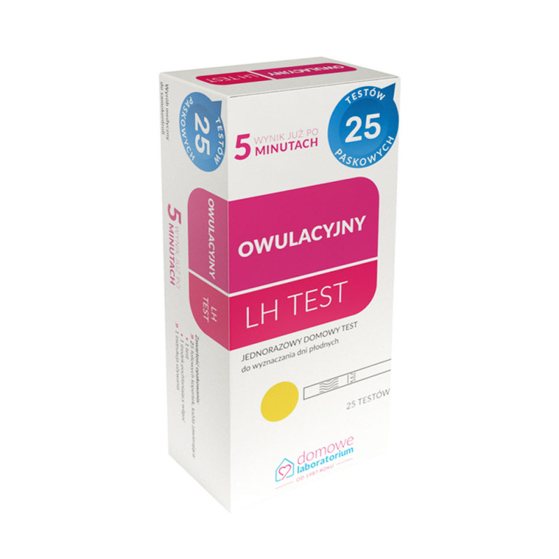 Domowy test owulacyjny LH 25szt (1op)
