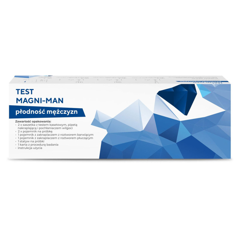 Test na płodność dla mężczyzn test nasienia Magni-man 2szt (1op)