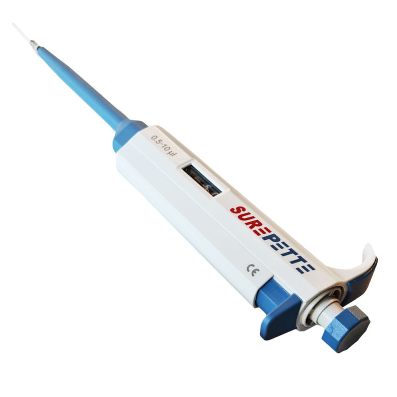 Mikropipeta tłokowa o zmiennej pojemności 0,5 - 10 μl - 1szt