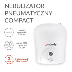 Nebulizator inhalator dla dzieci i dorosłych pneumatyczny compact 1szt