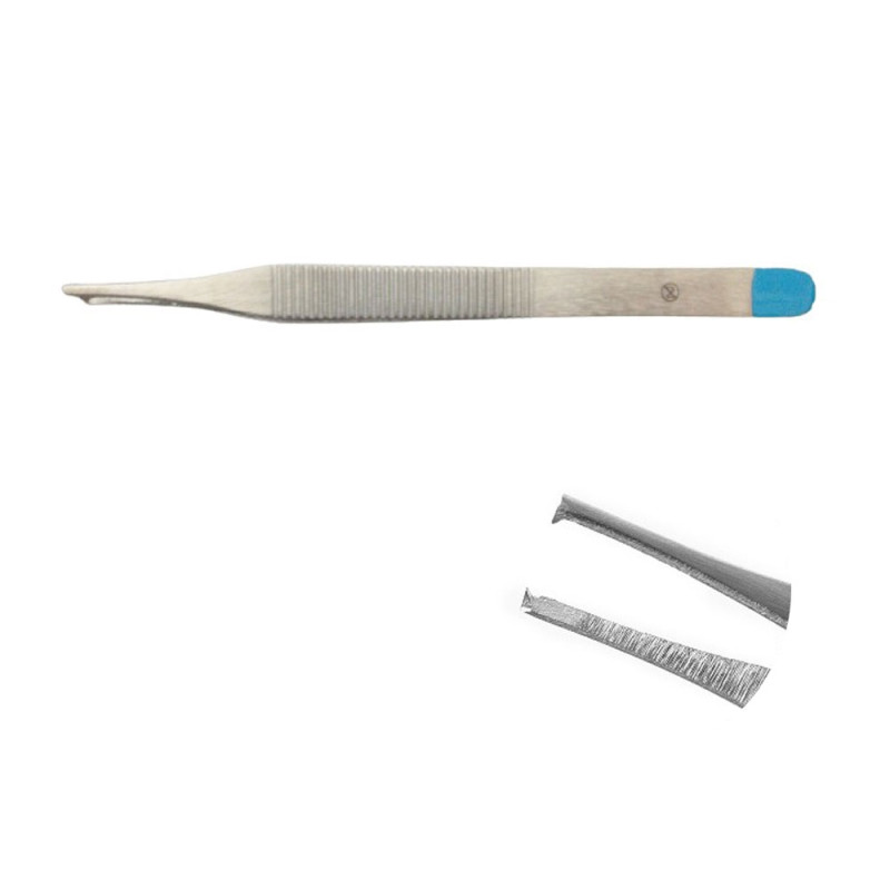 Pęseta chirurgiczna z zębem Adson 12cm jałowa 25 szt