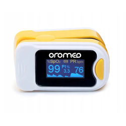 Pulsoksymetr na palec Oro-Pulse żółty 1szt