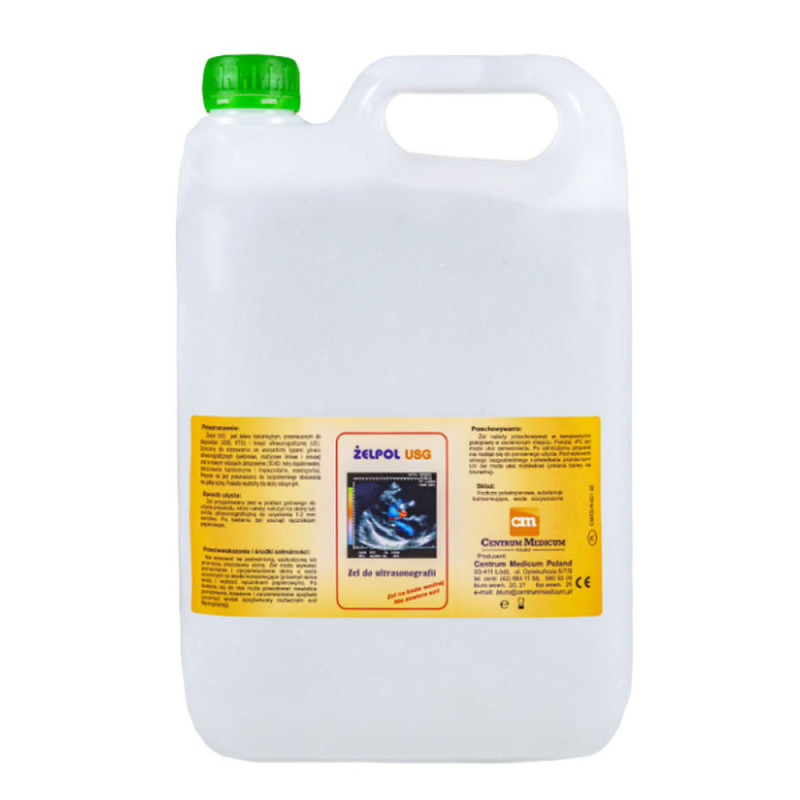 Żel do USG Zelpol bezbarwny 5l 2szt