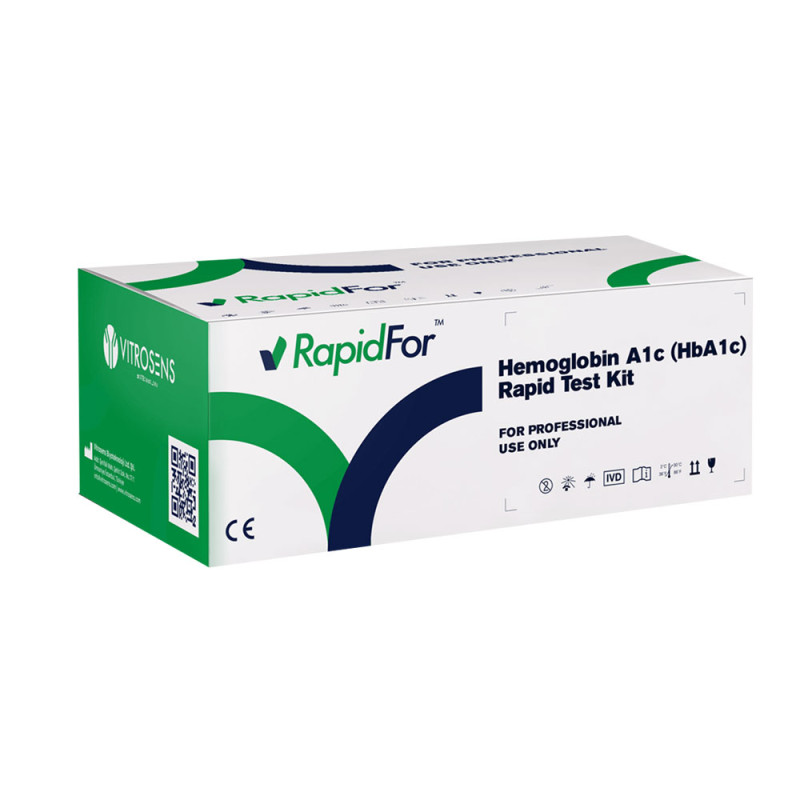 Test HbA1c - Hemoglobina A1c - do analizatora BISAF zestaw 25szt