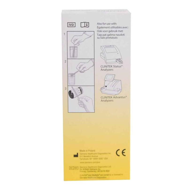 Paski do badania moczu Multistix 10 SG do analizatora CLINITEK Status 100szt