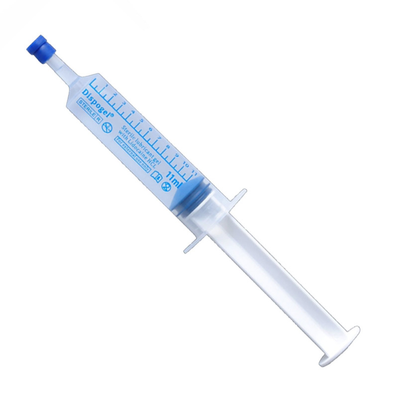 Żel znieczulający z lidokainą 2% do cewnikowania Dispogel 11ml w strzykawce sterylny 25szt