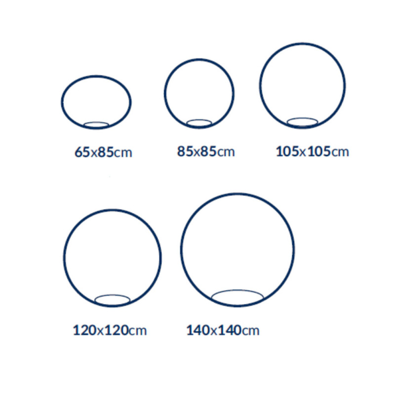 Osłona na aparaturę 105cm x 105cm kula 35g folia PE jałowa Alphatex 28szt