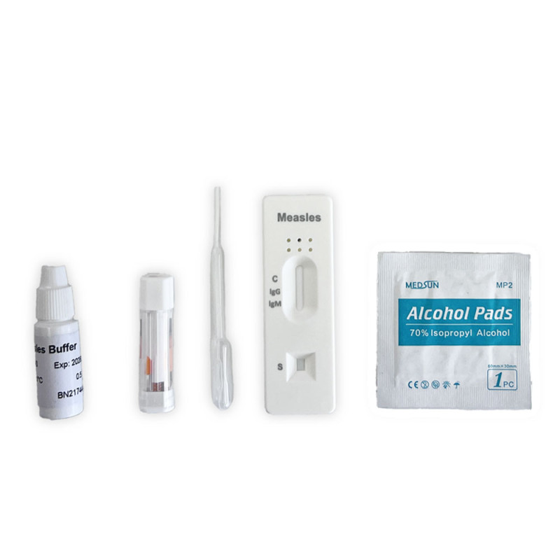 Szybki test na odrę test kasetkowy do oznaczania przeciwciał IgG/IgM Odry 100szt