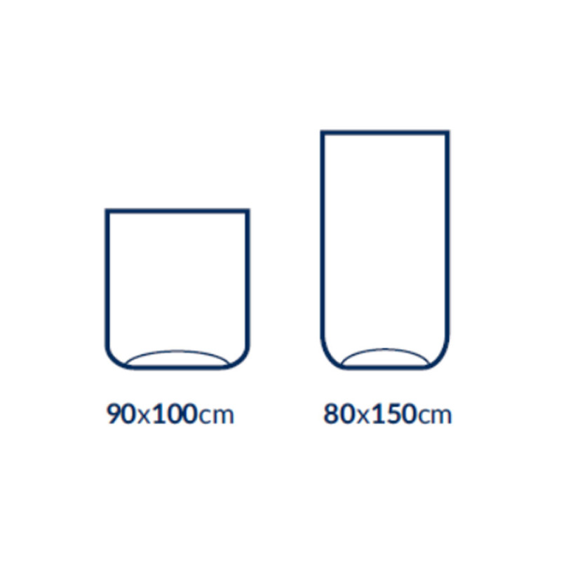 Osłona na aparaturę 80cm x 150cm walec 65g folia PE jałowa Alphatex 30szt