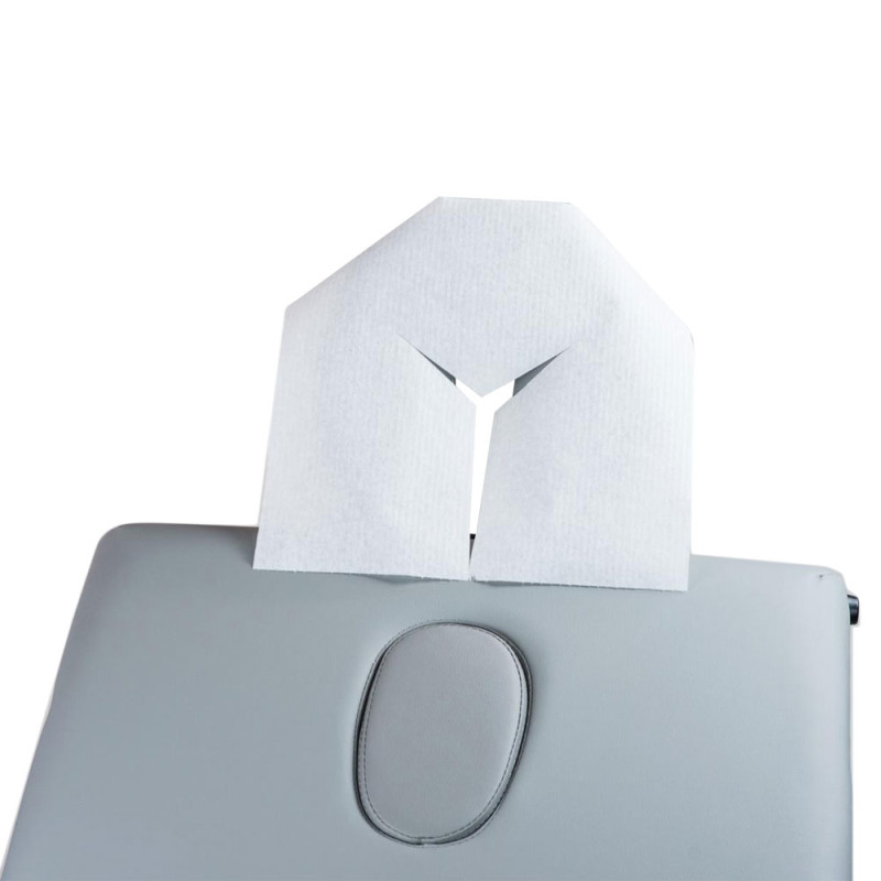 Podkład higieniczny na rolce z nacięciem x na twarz biały 40g MedixPro 50szt